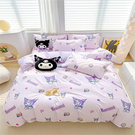 Kawaii Cinnamoroll Duvet Cover Pillowcase Bedding Set