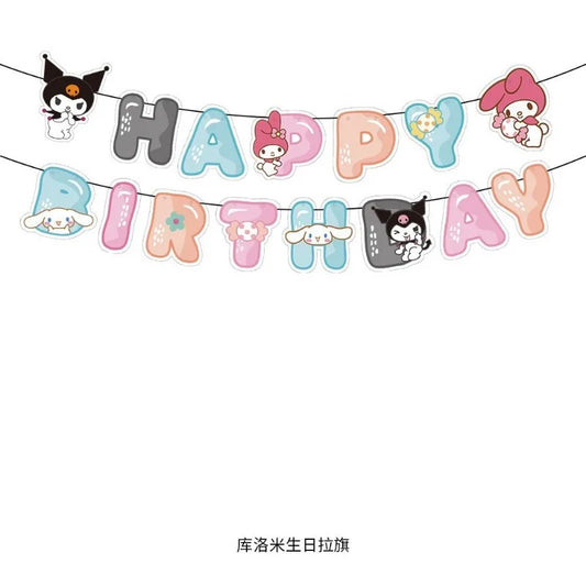 Sanrio Melody & Kuromi Birthday Party Decoration Set