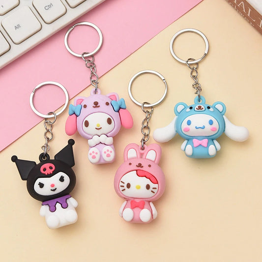 Sanrio Kawaii Kuromi &amp; Friends Keychains
