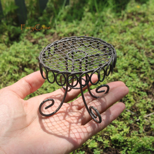 Miniature Fairy Garden Metal Table & Chairs Set