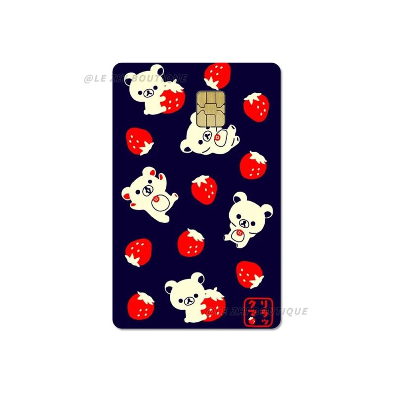 Sweet Cool Sanrio Black Skin Hello Kitty Credit Card Stickers - Image 13