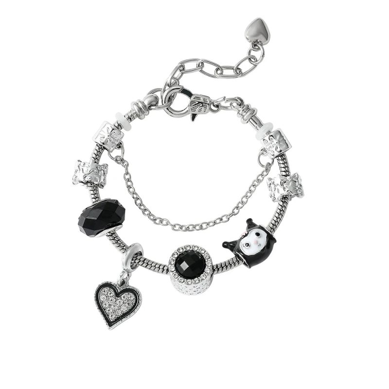 Hello Kitty Gold Plated Bracelet with Charms - Image 23