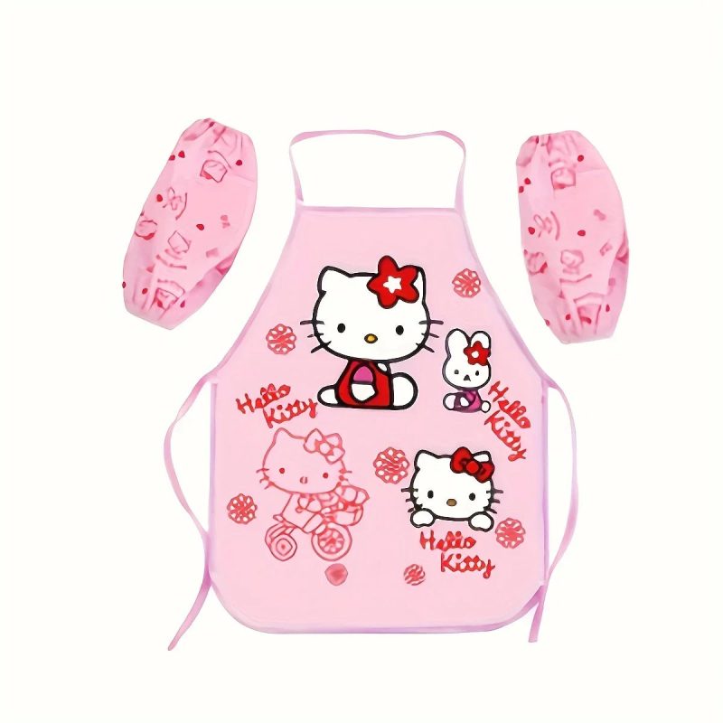 Funny Sanrio Cartoon Hello Kitty Apron Set - Image 7