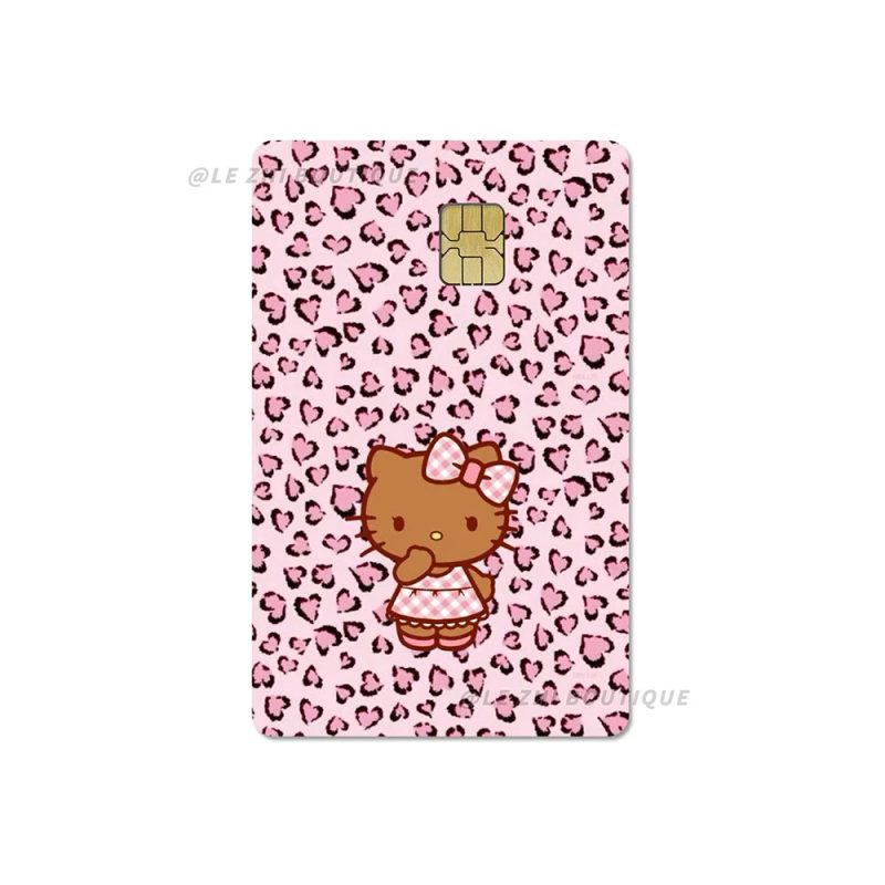 Sweet Cool Sanrio Black Skin Hello Kitty Credit Card Stickers - Image 37