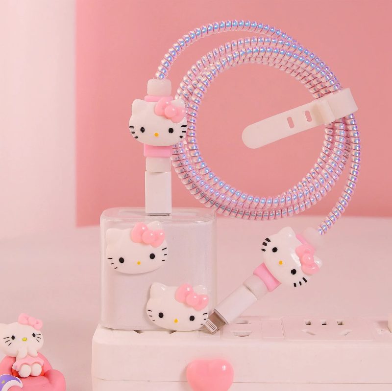 Sanrio Anime Anti-Breaking Apple Data Cable & Protective Case - Image 8