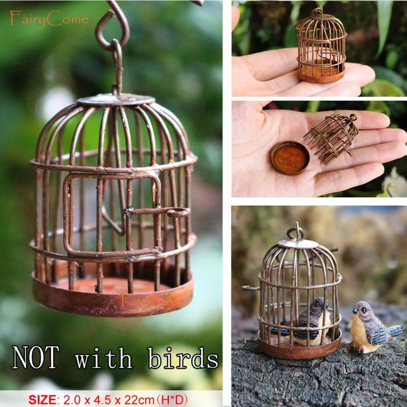 Miniature Fairy Garden Metal Table & Chairs Set - Image 60