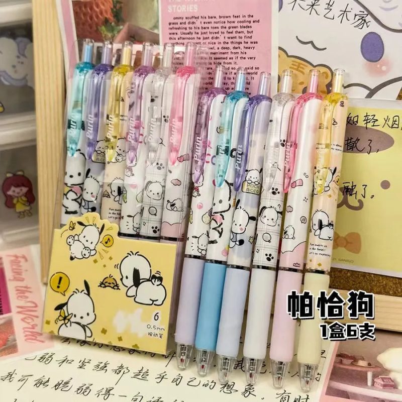 Sanrio Hello Kitty & Kuromi Gel Pen Set - Image 7