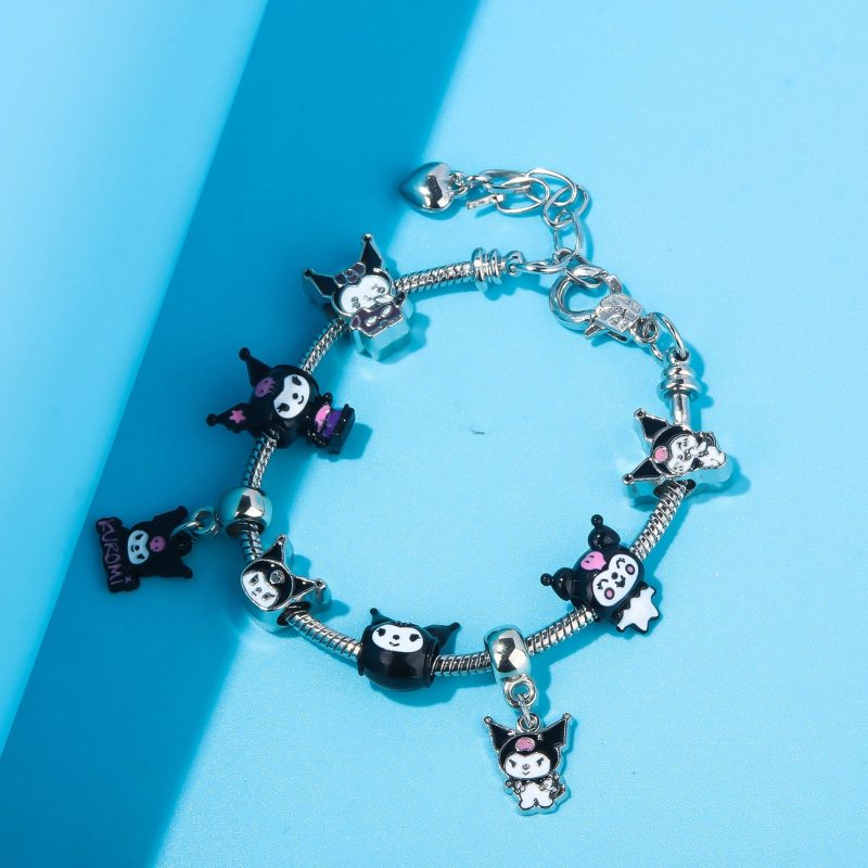 Kawaii Sanrio Pink Hello Kitty & Melody Bracelet - Image 2