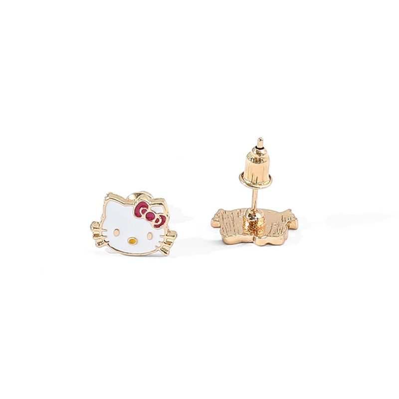 Sweet Sanrio Necklace & Hello Kitty Kawaii Earrings - Image 2