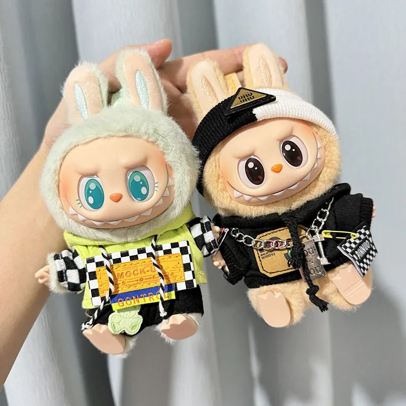 17cm Labubu Plush Doll Outfit - Image 2