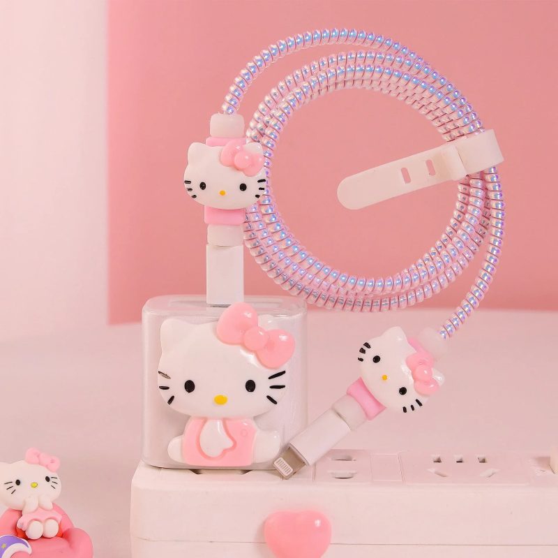 Sanrio Anime Anti-Breaking Apple Data Cable & Protective Case - Image 11