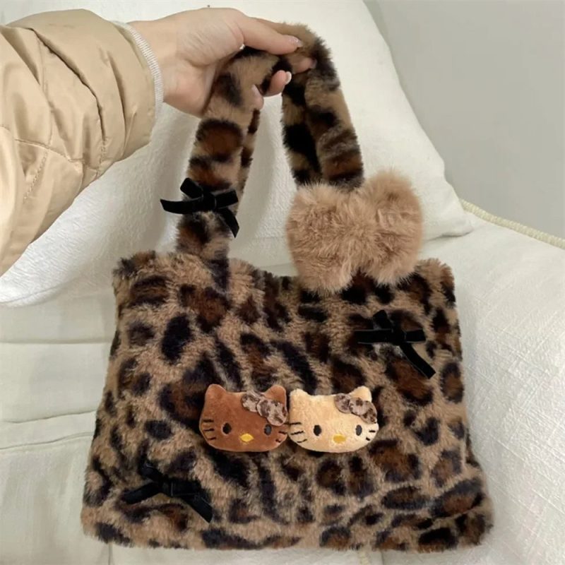 Sanrio Kawaii Hello Kitty Plush Handbag - Image 3