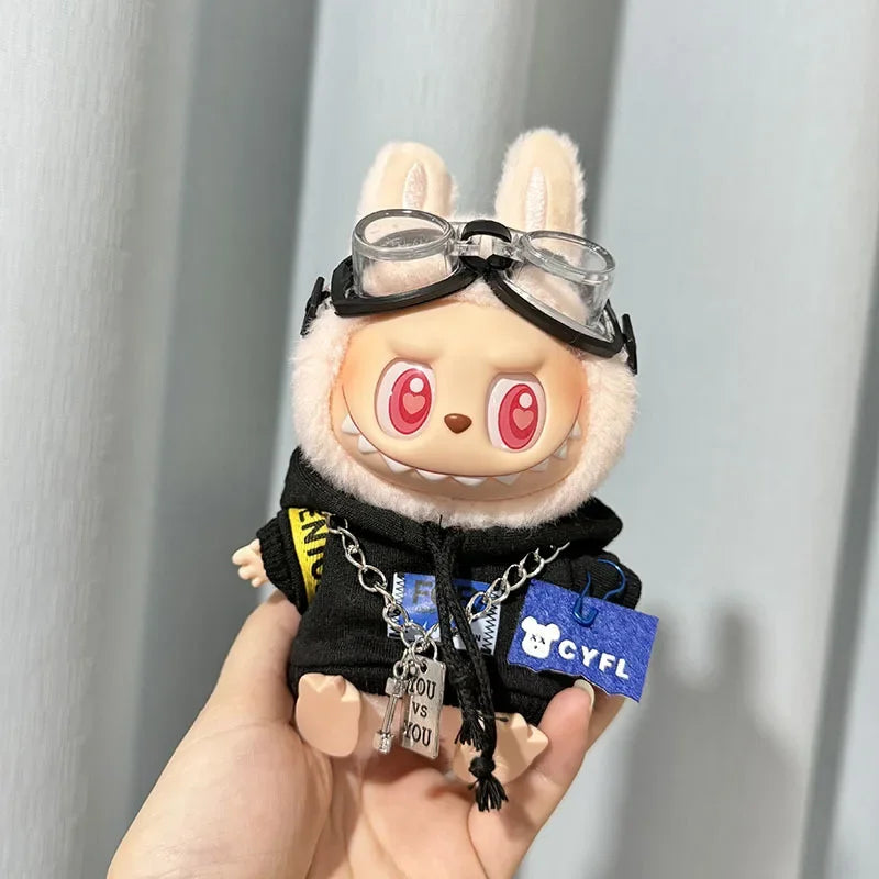 17cm Labubu Plush Doll Outfit - Image 3
