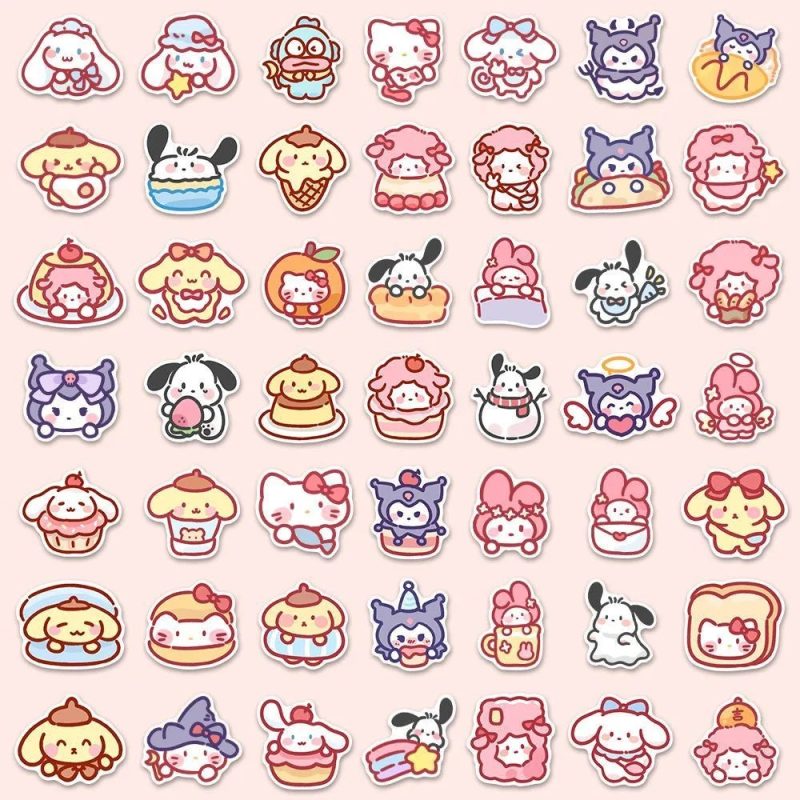 100pcs Sanrio Cartoon Stickers - Image 6