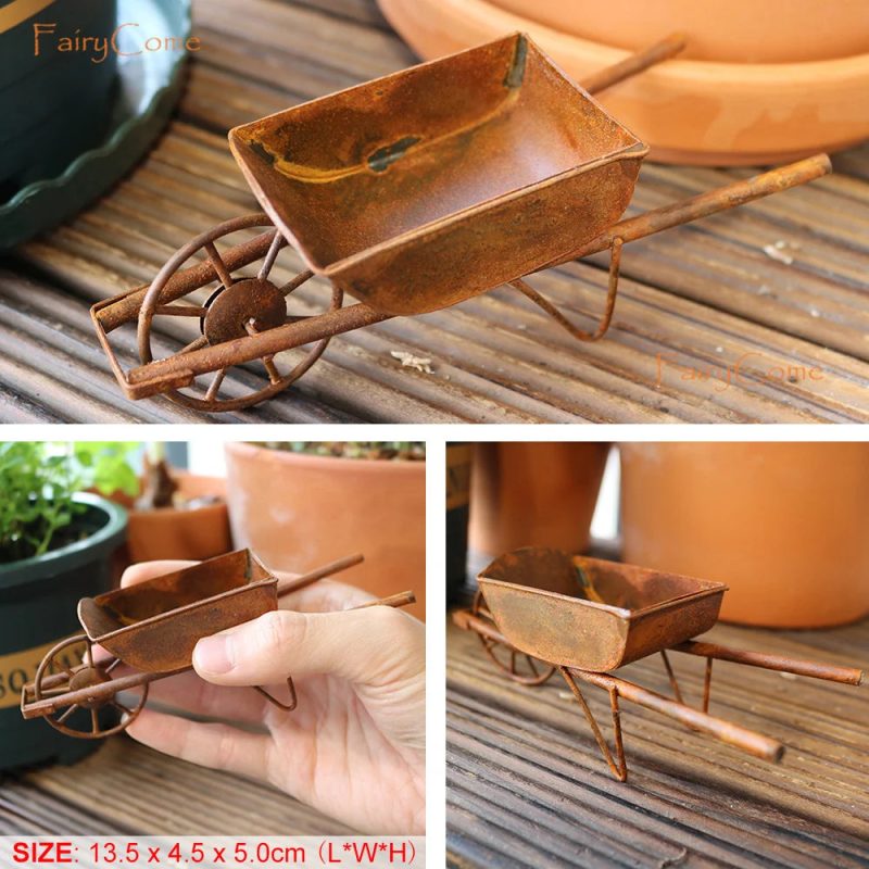 Miniature Fairy Garden Metal Table & Chairs Set - Image 39