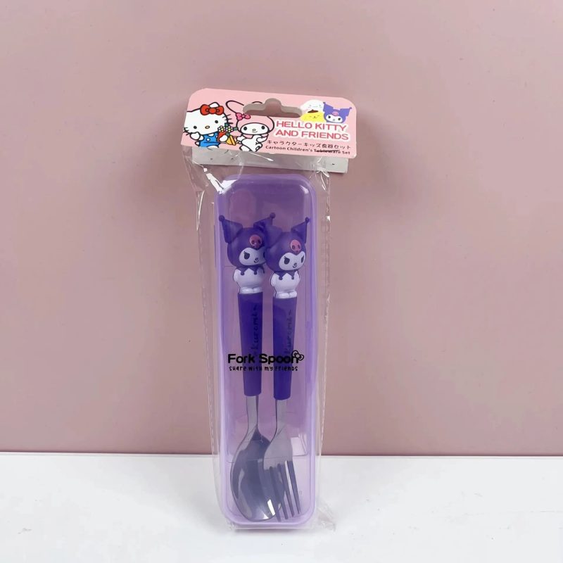 Kuromi Spoon Fork 2-Piece Set - Image 7