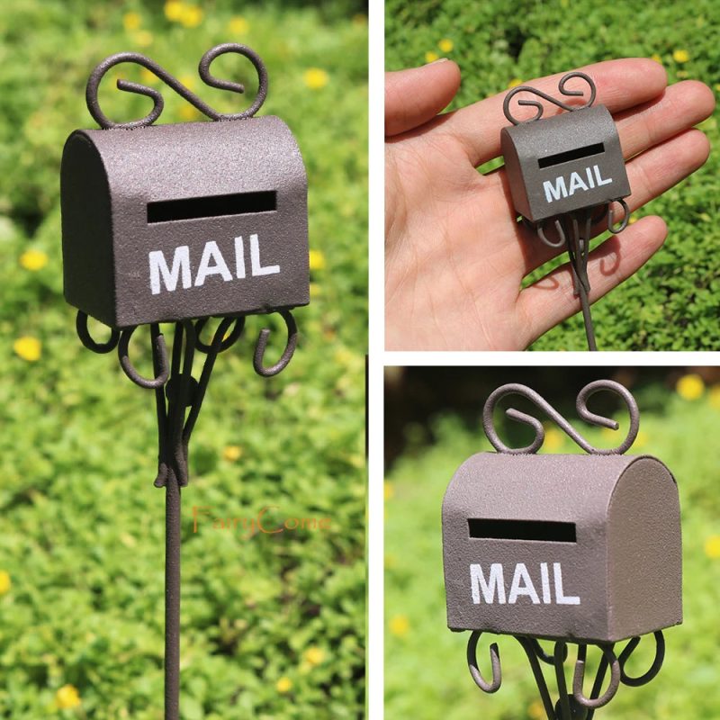Miniature Fairy Garden Metal Table & Chairs Set - Image 13