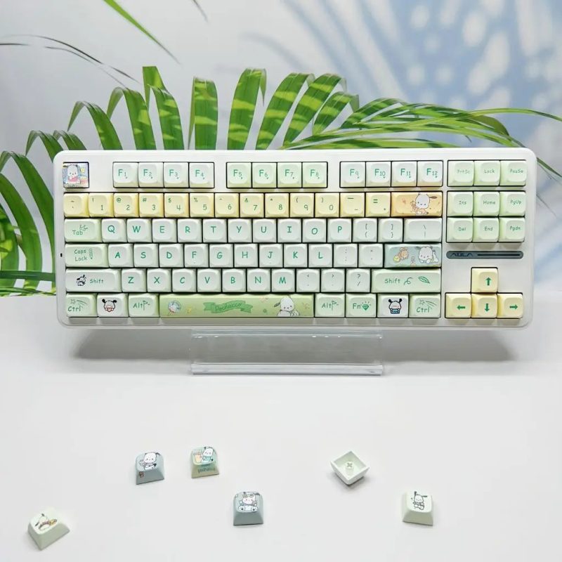 Sanrio Anime Kawaii Pochacco Keycap Set - Image 4