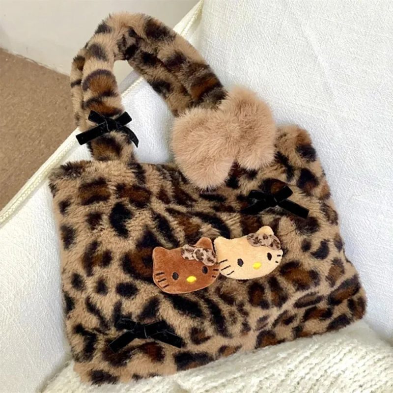 Sanrio Kawaii Hello Kitty Plush Handbag - Image 6