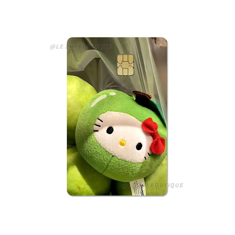 Sweet Cool Sanrio Black Skin Hello Kitty Credit Card Stickers - Image 9