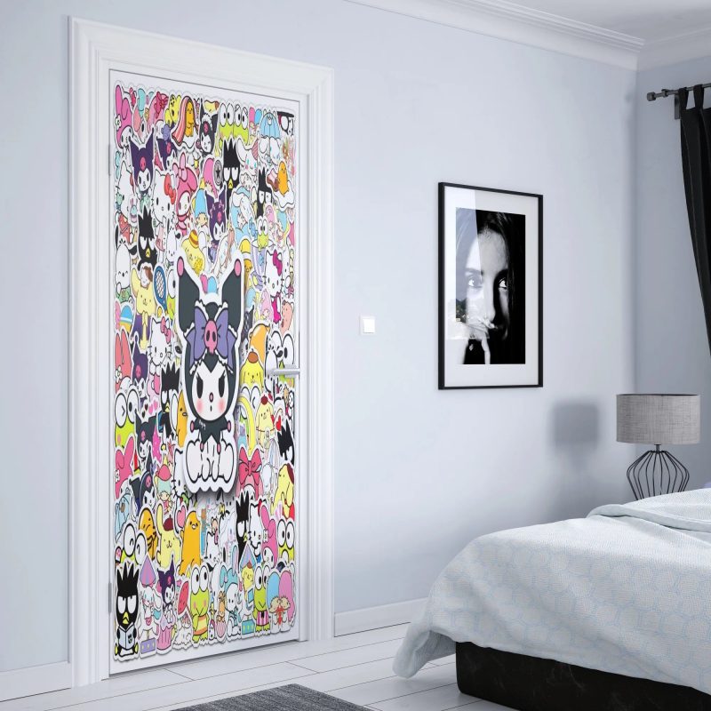 Kawaii Sanrio Anime Wall Sticker - Image 7